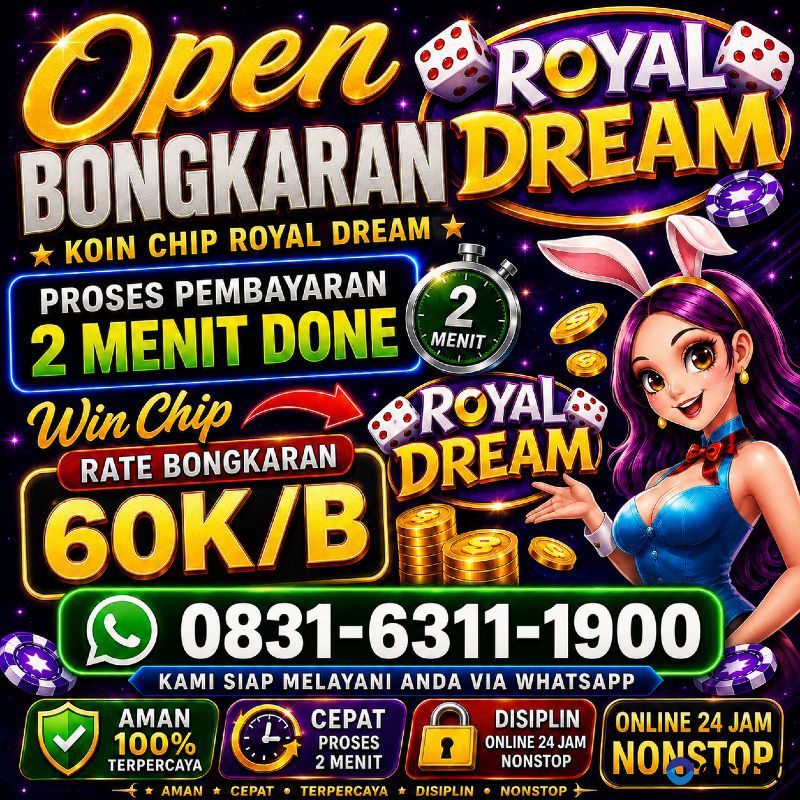 TERIMA BONGKAR CHIP HDI HIGGS DOMINO ISLAND DAN ROYAL DREAM WA 0831-6311-1900