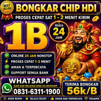 TERIMA BONGKAR CHIP HDI HIGGS DOMINO ISLAND JUAL BELI CHIP HDI WA 083163111900
