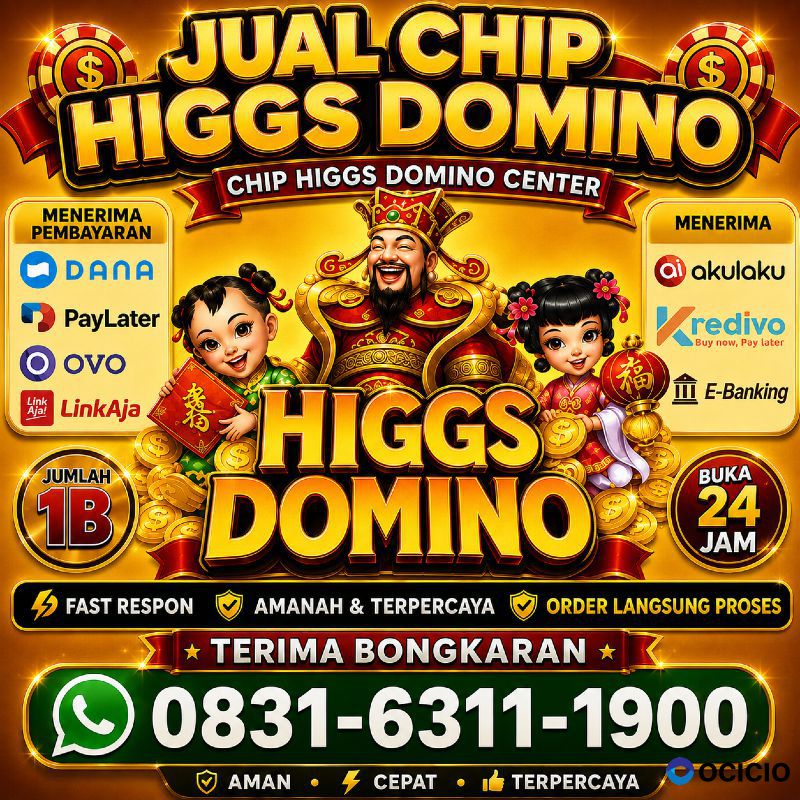 TERIMA BONGKAR CHIP HDI HIGGS DOMINO ISLAND DAN ROYAL DREAM WA 0831-6311-1900