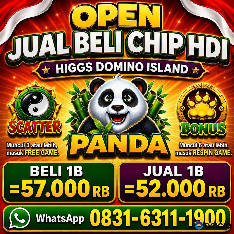 TERIMA BONGKAR CHIP HDI HIGGS DOMINO ISLAND DAN ROYAL DREAM WA 0831-6311-1900