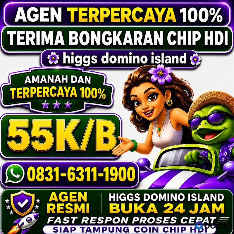 TERIMA BONGKAR CHIP HDI HIGGS DOMINO ISLAND JUAL BELI CHIP HDI WA 083163111900