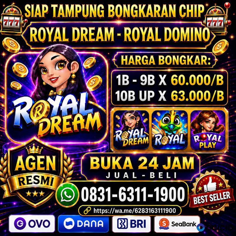 TERIMA BONGKAR CHIP HDI HIGGS DOMINO ISLAND DAN ROYAL DREAM WA 0831-6311-1900
