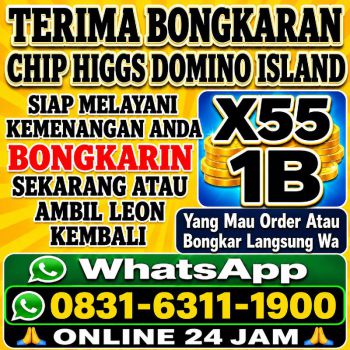 TERIMA BONGKAR CHIP HDI HIGGS DOMINO ISLAND JUAL BELI CHIP HDI WA 083163111900