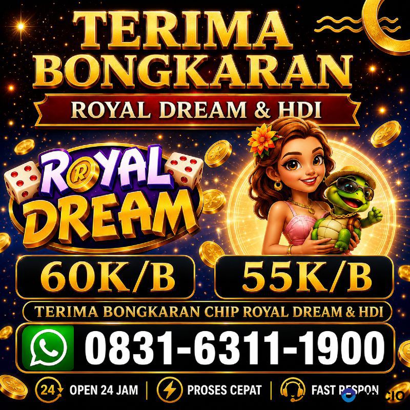 TERIMA BONGKAR CHIP HDI HIGGS DOMINO ISLAND DAN ROYAL DREAM WA 0831-6311-1900