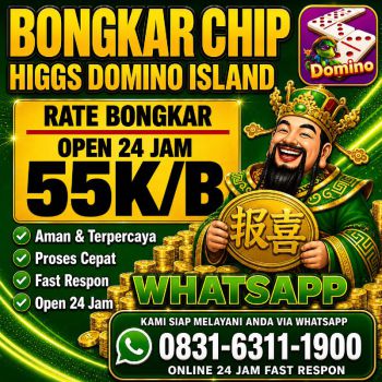 TERIMA BONGKAR CHIP HDI HIGGS DOMINO ISLAND JUAL BELI CHIP HDI WA 083163111900
