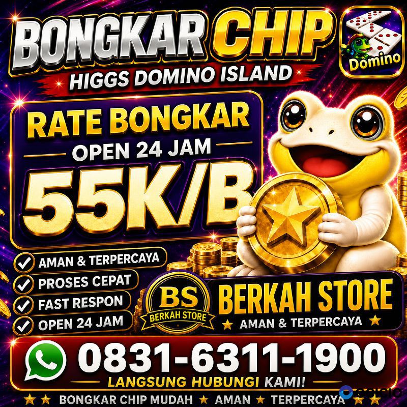 TERIMA BONGKAR CHIP HDI HIGGS DOMINO ISLAND JUAL BELI CHIP HDI WA 083163111900