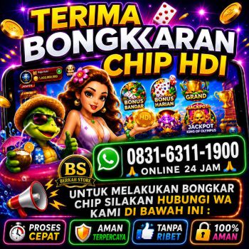 KHUSUS TERIMA BONGKAR CHIP DOMINO ISLAND HIGGS 🔥 BUKA 24JAM WA:0831-6311-1900