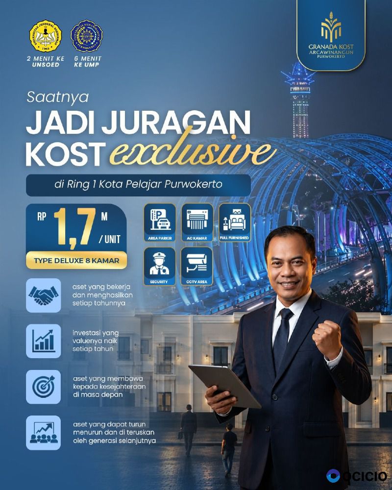 Miliki Aset yang menghasilkan income dari Rukos di dekat Kampus di Purwokerto