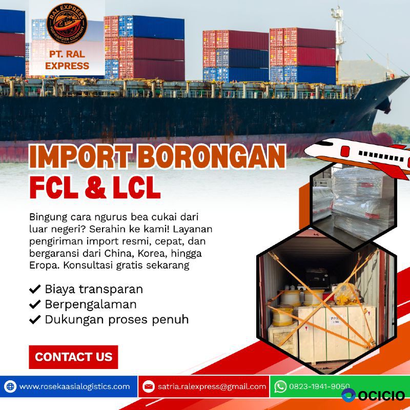 Jasa Import Borongan Fcl & Lcl