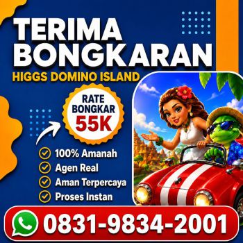 KHUSUS TERIMA BONGKAR CHIP DOMINO ISLAND HIGGS 🔥 BUKA 24JAM WA:0831-9834-2001