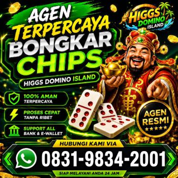 TERIMA BONGKAR CHIP HDI HIGGS DOMINO ISLAND JUAL BELI CHIP HDI WA 083198342001