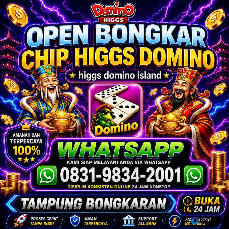 TERIMA BONGKAR CHIP HDI HIGGS DOMINO ISLAND JUAL BELI CHIP HDI WA 083198342001