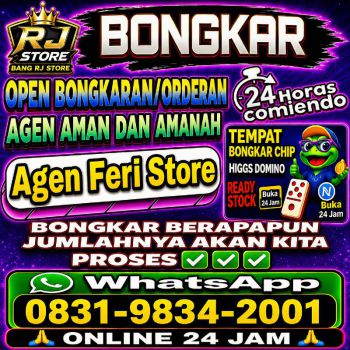 TERIMA BONGKAR CHIP HDI HIGGS DOMINO ISLAND DAN ROYAL DREAM WA 0831-9834-2001