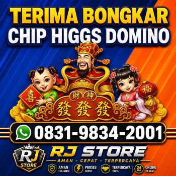 TERIMA BONGKAR CHIP HDI HIGGS DOMINO ISLAND JUAL BELI CHIP HDI WA 083198342001