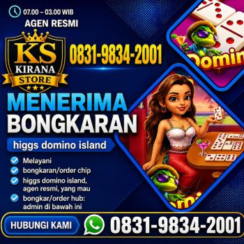 Terima Bongkaran Chip Higgs domino Island Amanah dan terpercaya Wa 083198342001
