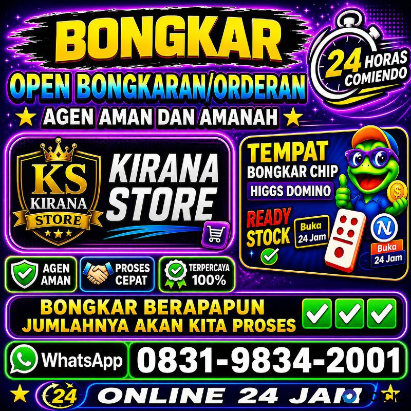 Terima Bongkaran Chip Higgs domino Island Amanah dan terpercaya Wa 083198342001