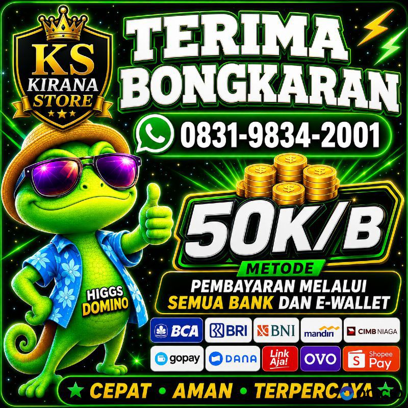 TERIMA BONGKAR CHIP HDI HIGGS DOMINO ISLAND JUAL BELI CHIP HDI WA 083198342001