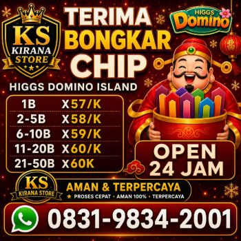 TERIMA BONGKAR CHIP HDI HIGGS DOMINO ISLAND JUAL BELI CHIP HDI WA 083198342001
