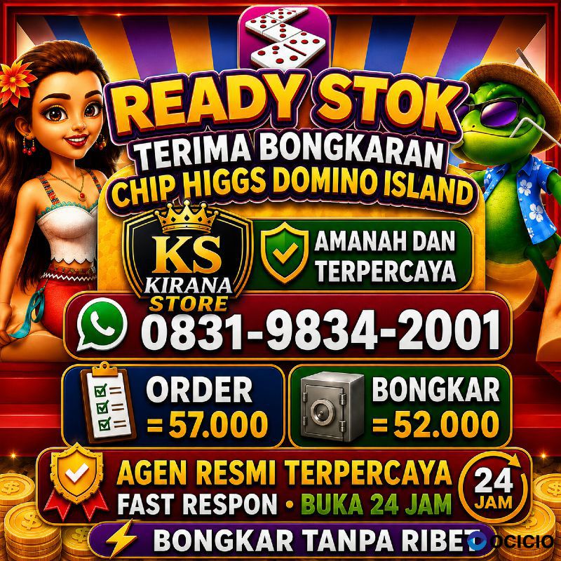 TERIMA BONGKAR CHIP HDI HIGGS DOMINO ISLAND JUAL BELI CHIP HDI WA 083198342001
