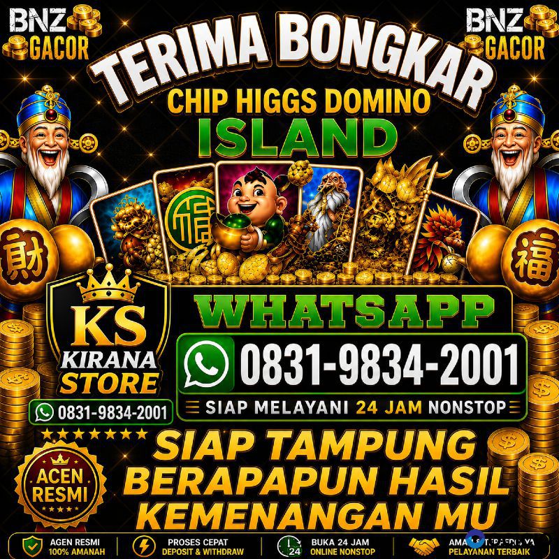 TERIMA BONGKAR CHIP HDI HIGGS DOMINO ISLAND JUAL BELI CHIP HDI WA 083198342001