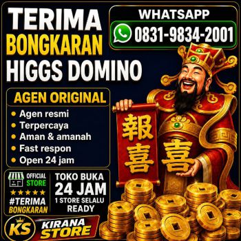 TERIMA BONGKAR CHIP HDI HIGGS DOMINO ISLAND JUAL BELI CHIP HDI WA 083198342001