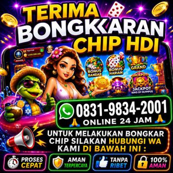 KHUSUS TERIMA BONGKAR CHIP DOMINO ISLAND HIGGS 🔥 BUKA 24JAM WA:0831-9834-2001