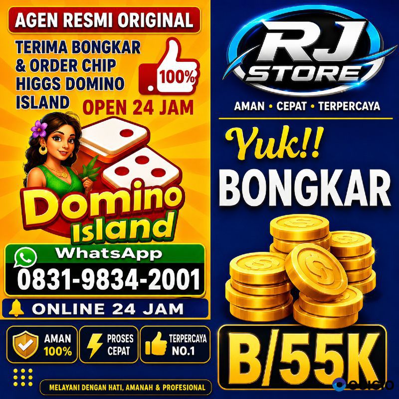TERIMA BONGKAR CHIP HDI HIGGS DOMINO ISLAND JUAL BELI CHIP HDI WA 083198342001