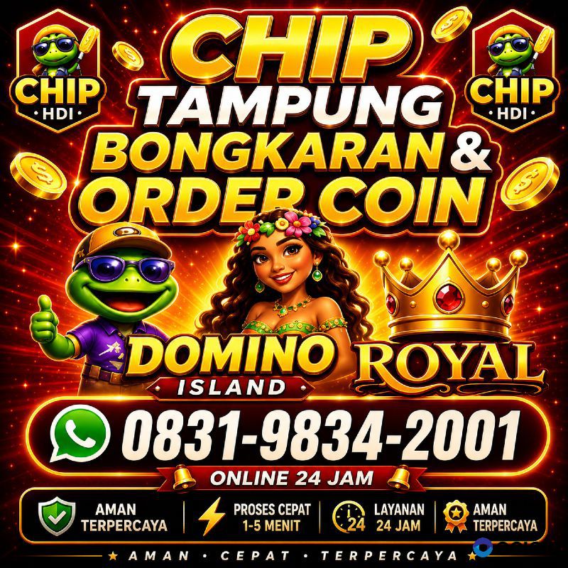 TERIMA BONGKAR CHIP HDI HIGGS DOMINO ISLAND JUAL BELI CHIP HDI WA 083198342001