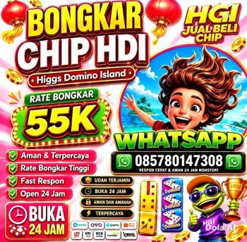 AGEN RESMI TERIMA BONGKAR HIGGS DOMINO ISLAND TERPERCAYA