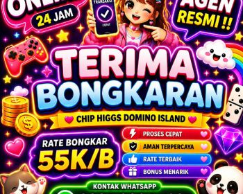 TERIMA BONGKAR CHIP HDI HIGGS DOMINO ISLAND DAN ROYAL DREAM WA 0831-9834-1997