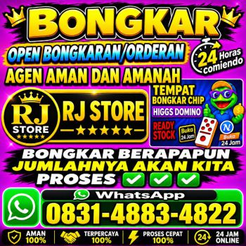 KHUSUS TERIMA BONGKAR CHIP DOMINO ISLAND HIGGS 🔥 BUKA 24JAM WA:0831-4883-4822