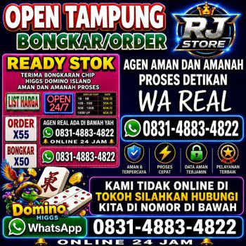 Terima Bongkaran Chip Higgs domino Island Amanah dan terpercaya Wa 083148834822