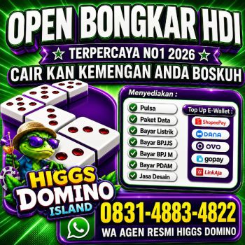TERIMA BONGKAR CHIP HDI HIGGS DOMINO ISLAND JUAL BELI CHIP HDI WA 083148834822