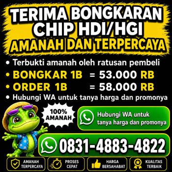 KHUSUS TERIMA BONGKAR CHIP DOMINO ISLAND HIGGS 🔥 BUKA 24JAM WA:0831-4883-4822