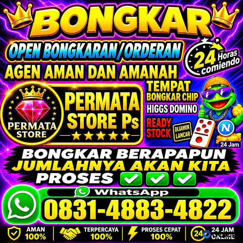 KHUSUS TERIMA BONGKAR CHIP DOMINO ISLAND HIGGS 🔥 BUKA 24JAM WA:0831-4883-4822