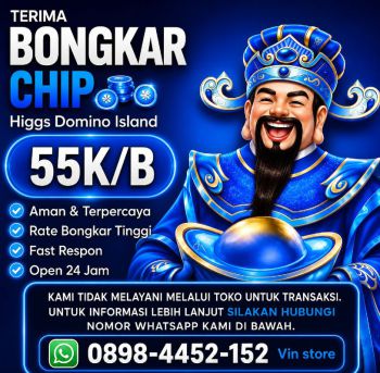 AGEN TERIMA BONGKAR CHIP DOMINO ISLAND HIGGS 🔥 BUKA 24JAM WA:0898-4452-152