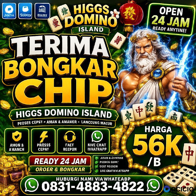 TERIMA BONGKAR CHIP HDI HIGGS DOMINO ISLAND JUAL BELI CHIP HDI WA 083148834822