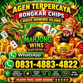TERIMA BONGKAR CHIP HDI HIGGS DOMINO ISLAND JUAL BELI CHIP HDI WA 083148834822