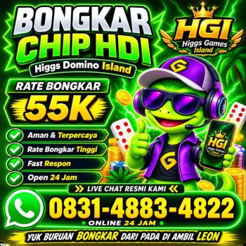 TERIMA BONGKAR CHIP HDI HIGGS DOMINO ISLAND JUAL BELI CHIP HDI WA 083148834822