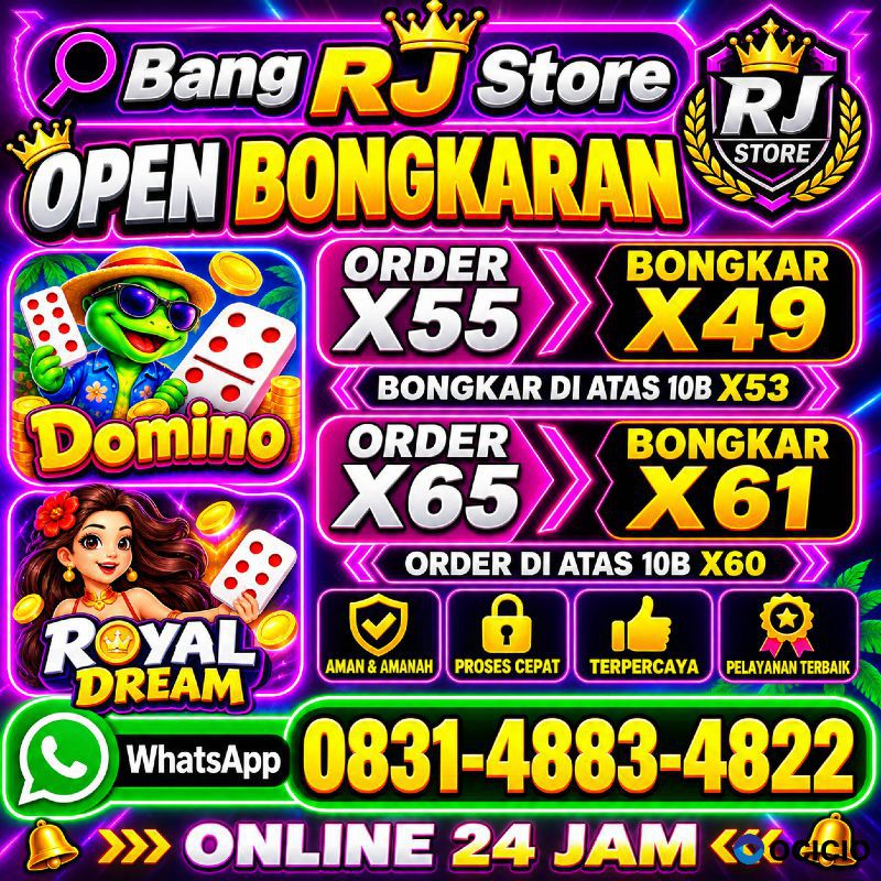 TERIMA BONGKAR CHIP HDI HIGGS DOMINO ISLAND DAN ROYAL DREAM WA 0831-4883-4822