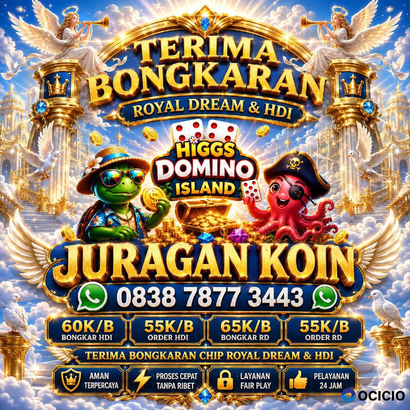 Terima Bongkar Chip Higgs domino island Amanah terpecaya