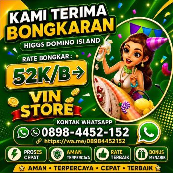 Terima bongkar chip higgs domino island amanah terpercaya wa 08984452152