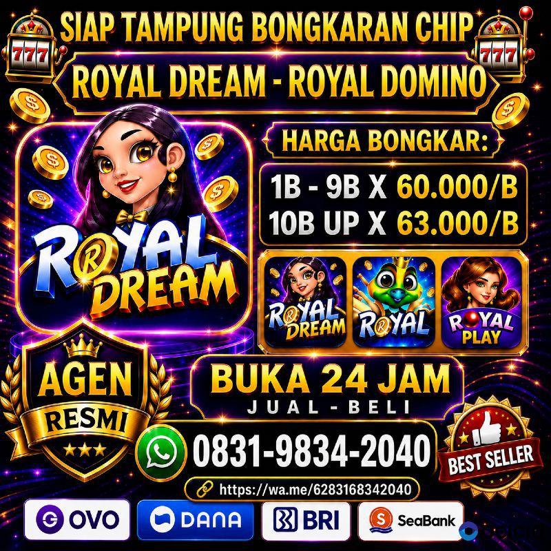 TERIMA BONGKAR CHIP HDI HIGGS DOMINO ISLAND DAN ROYAL DREAM WA 0831-9834-2040