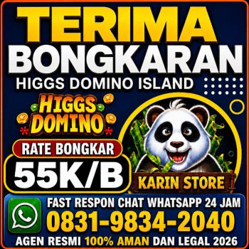 KHUSUS TERIMA BONGKAR CHIP DOMINO ISLAND HIGGS 🔥 BUKA 24JAM WA:0831-9834-2040