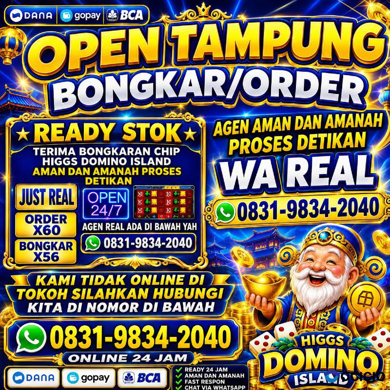 TERIMA BONGKAR CHIP HDI HIGGS DOMINO ISLAND JUAL BELI CHIP HDI WA 083198342040