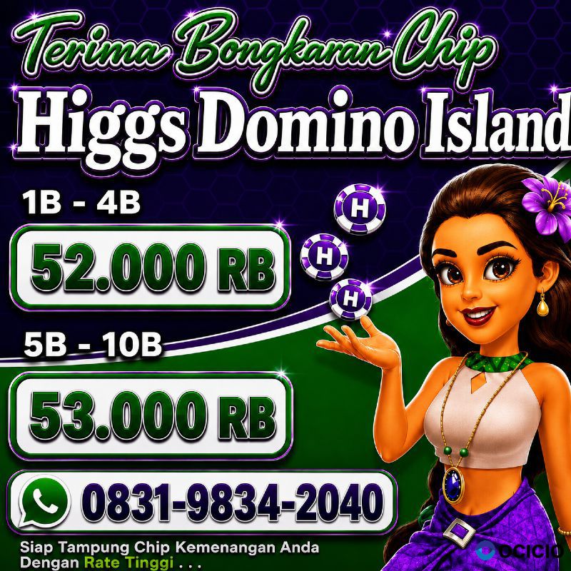 TERIMA BONGKAR CHIP HDI HIGGS DOMINO ISLAND JUAL BELI CHIP HDI WA 083198342040