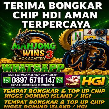 TERIMA BONGKAR CHIP DOMINO ISLAND HIGGS 🔥 BUKA 24JAM WA:0897-6711-147