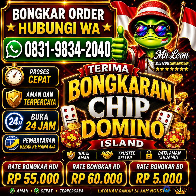 TERIMA BONGKAR CHIP HDI HIGGS DOMINO ISLAND JUAL BELI CHIP HDI WA 083198342040