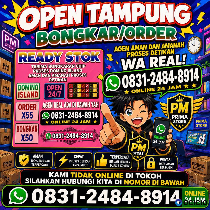 [[AGEN RESMI]] TERIMA BONGKAR CHIP DOMINO ISLAND HIGGS  BUKA 24JAM PROSES CEPAT