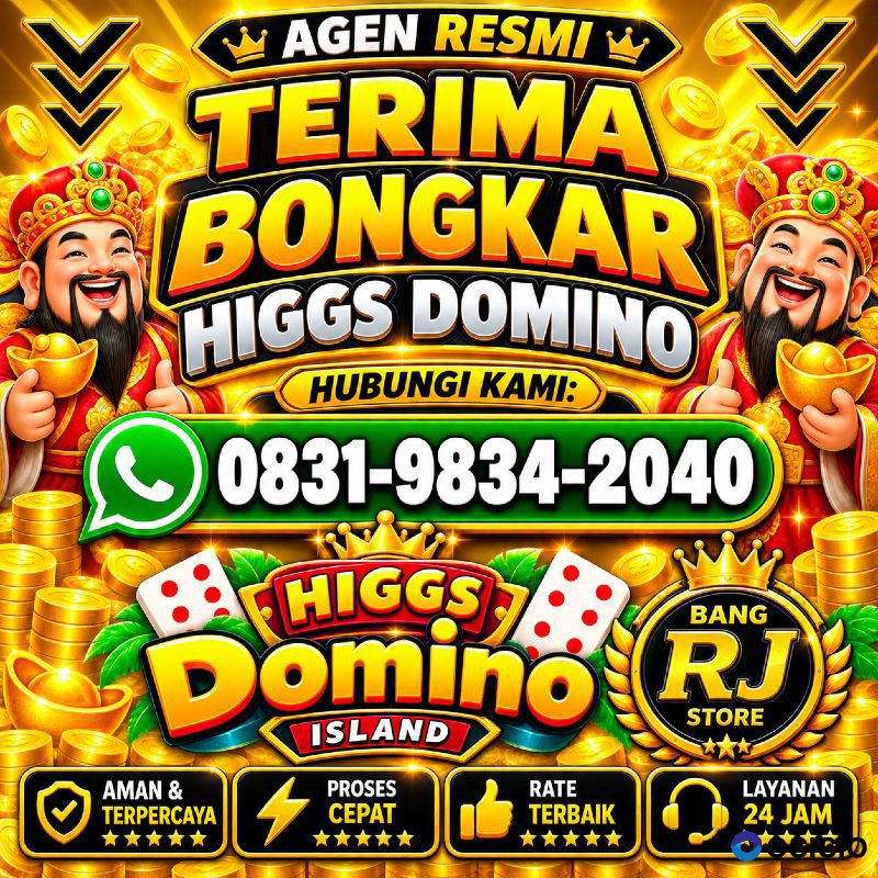 TERIMA BONGKAR CHIP HDI HIGGS DOMINO ISLAND JUAL BELI CHIP HDI WA 083198342040